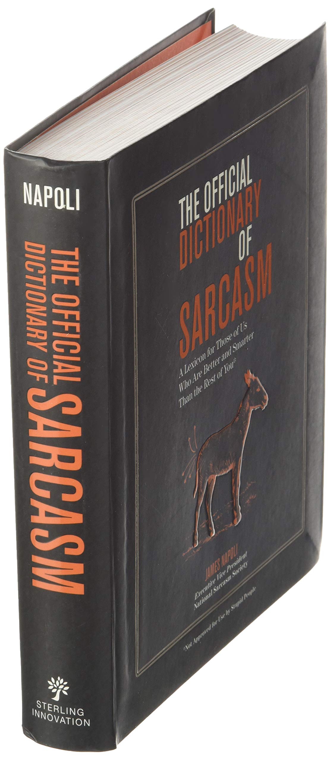 Cover of The Dictionary of Sarcasm