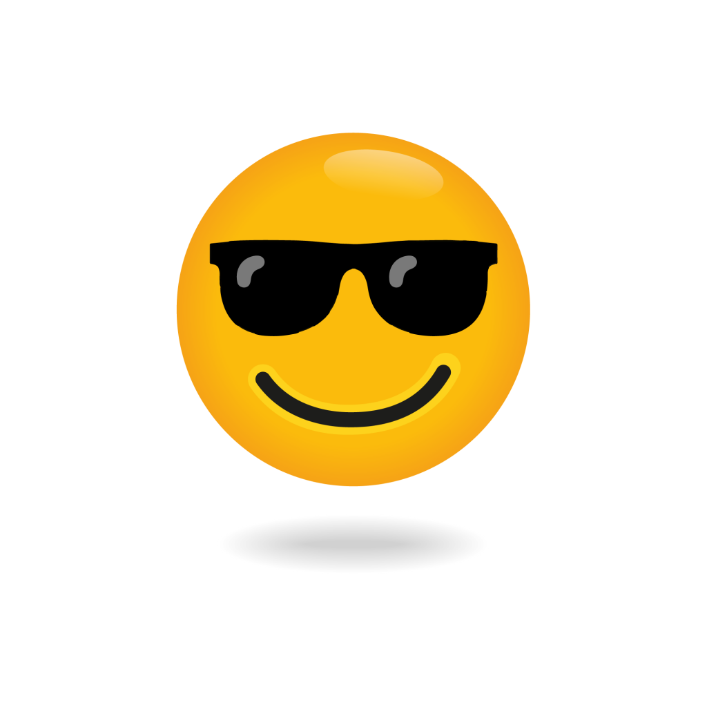 cool sunglasses emoji