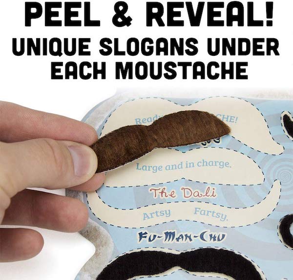 stick on manly mustaches