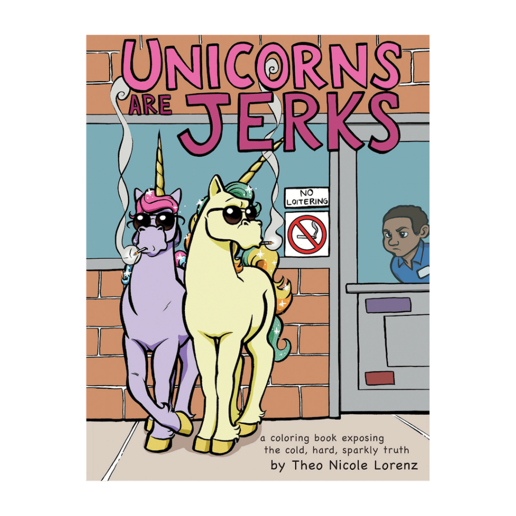 Sparking hard. Unicorns are jerks. Комикс на пять страниц Единорог.