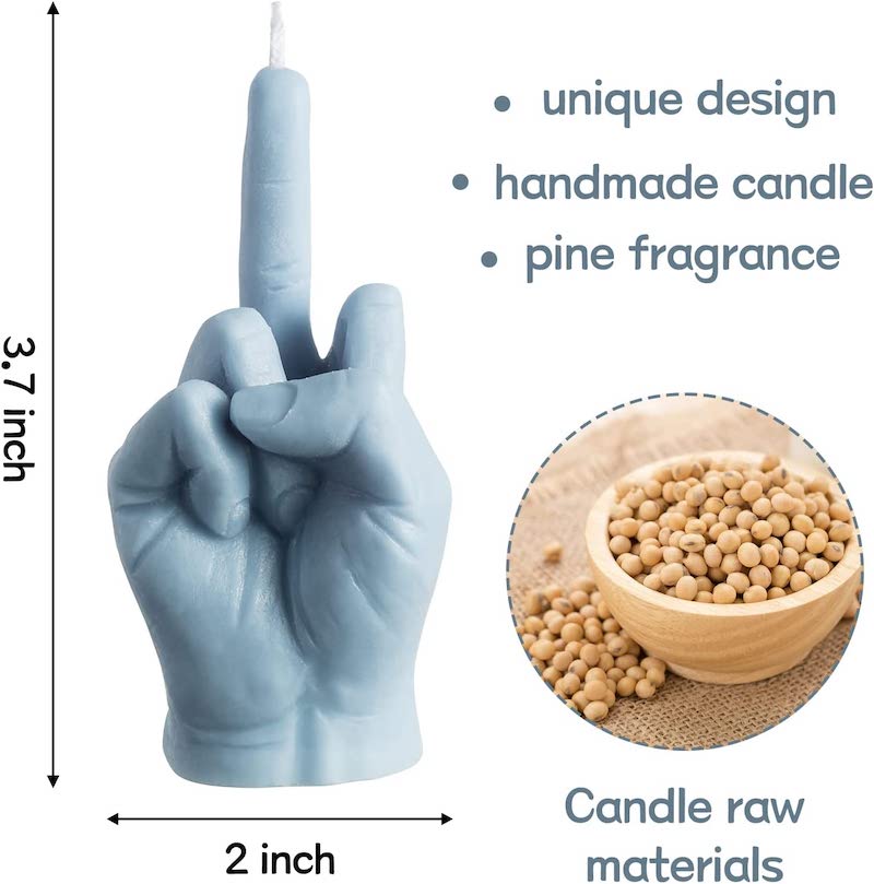 The Middle Finger Candle 11